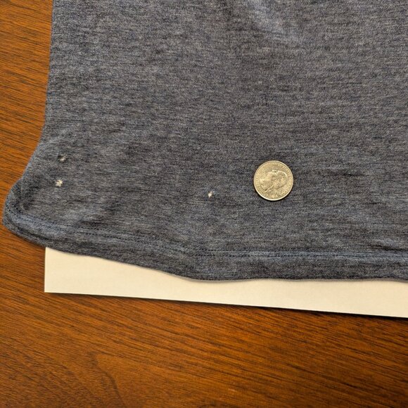 Taylor Stitch The Merino Tee Heather Navy Size 42 – Merino Wool Blend - Picture 4 of 4